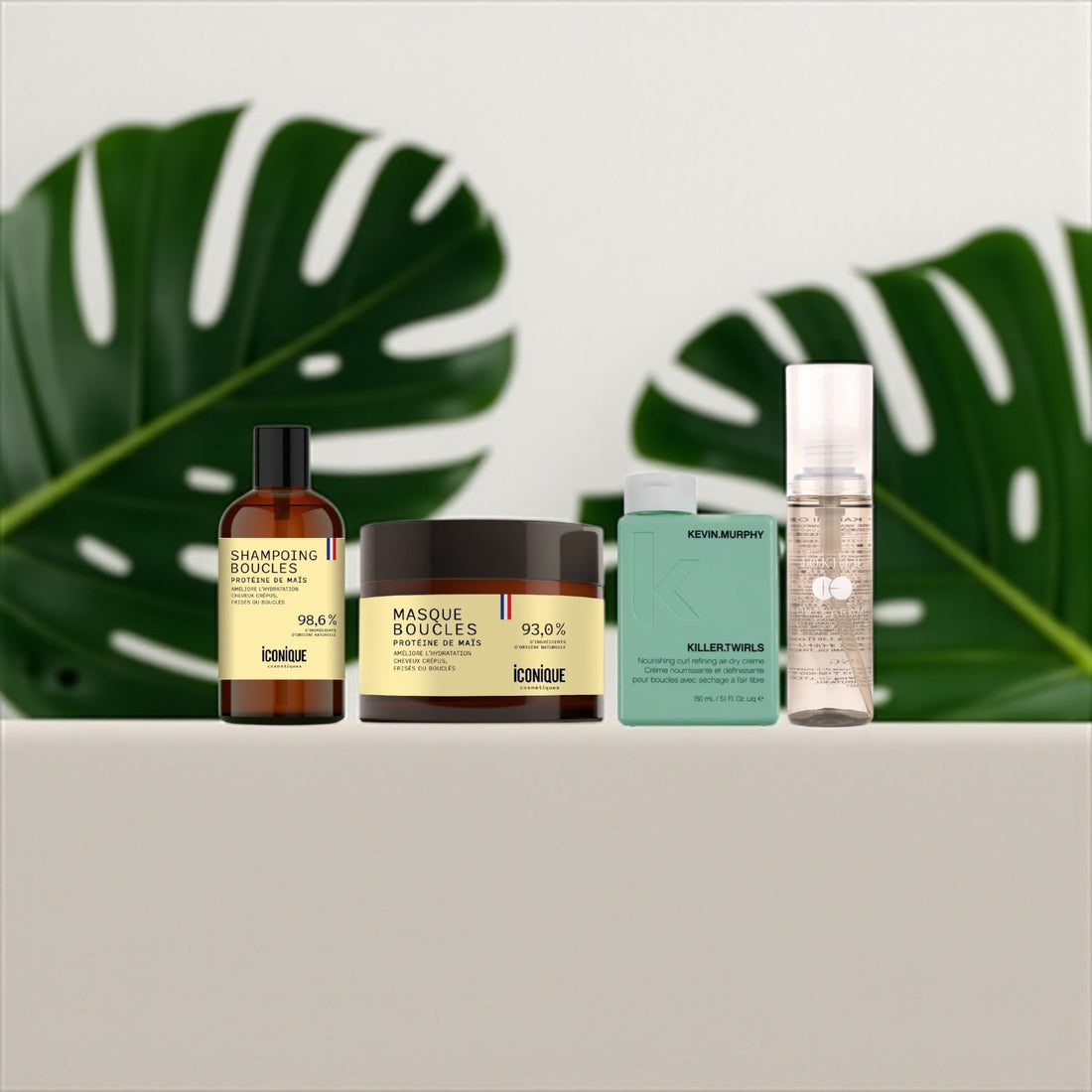 Routine cheveux bouclés