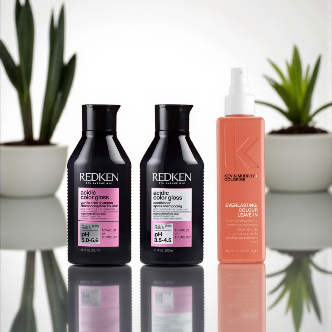 Routine cheveux colorés