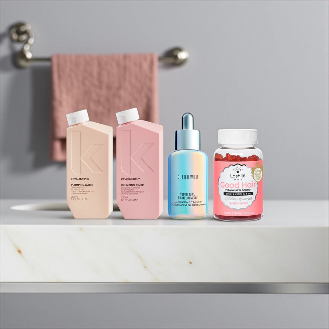 Routine chute de cheveux