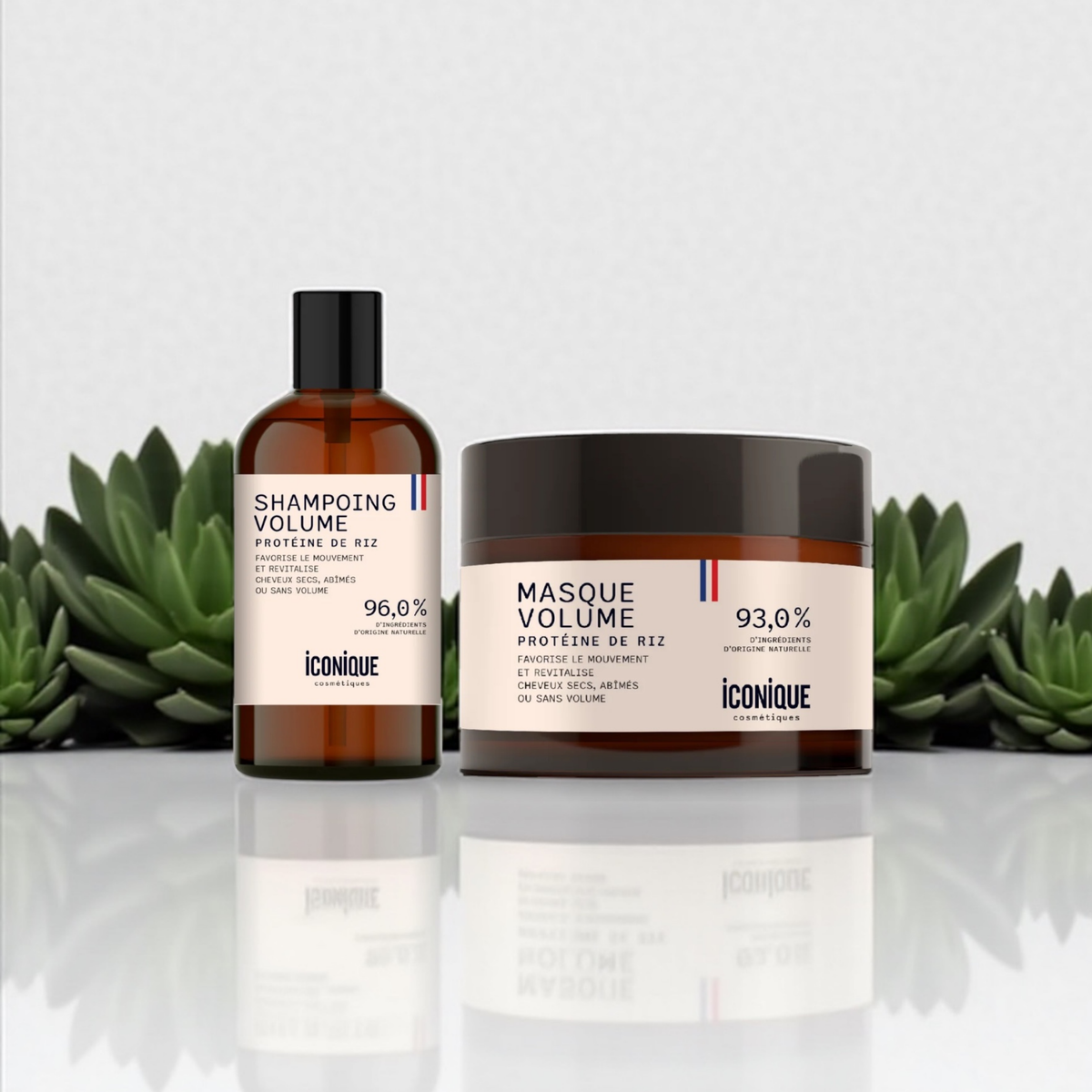 shampoing et soin cheveux manque de volume
