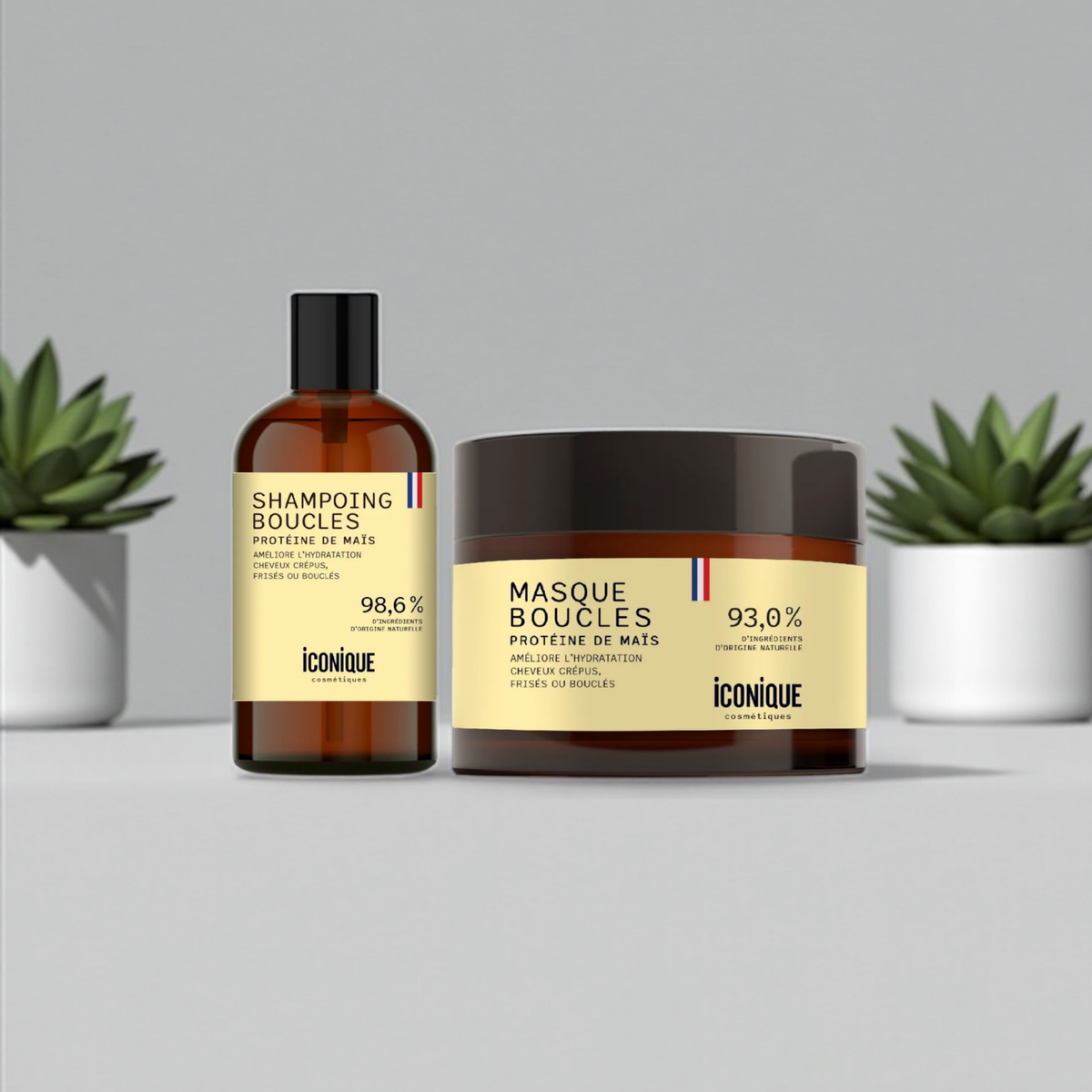 shampoing et soin cheveux bouclés