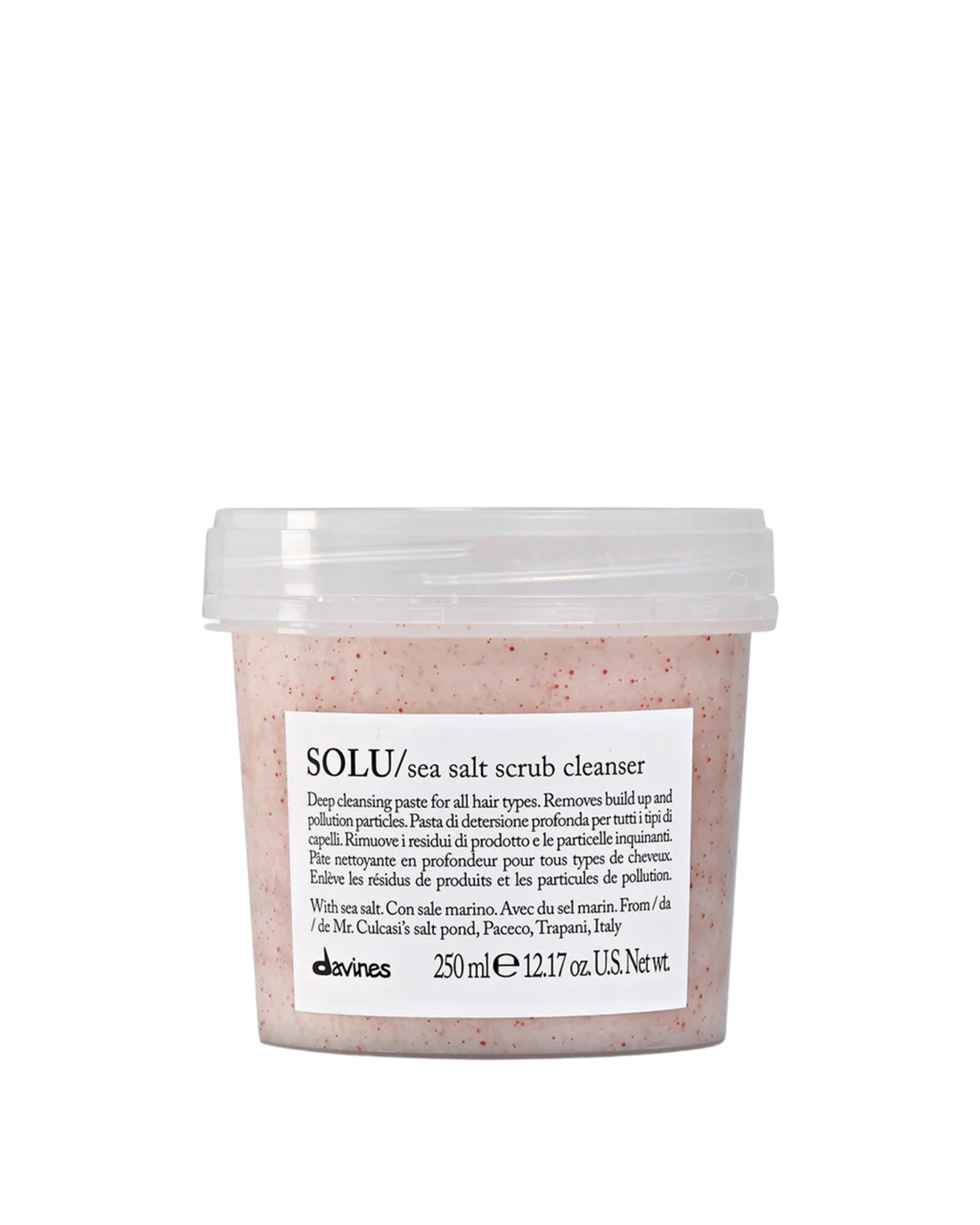 SHAMPOING EXFOLIANT AU SEL DE MER DAVINES