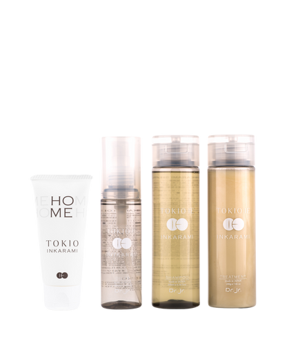 Kit Premium Tokio Inkarami Platinum : Routine capillaire complète 4 étapes