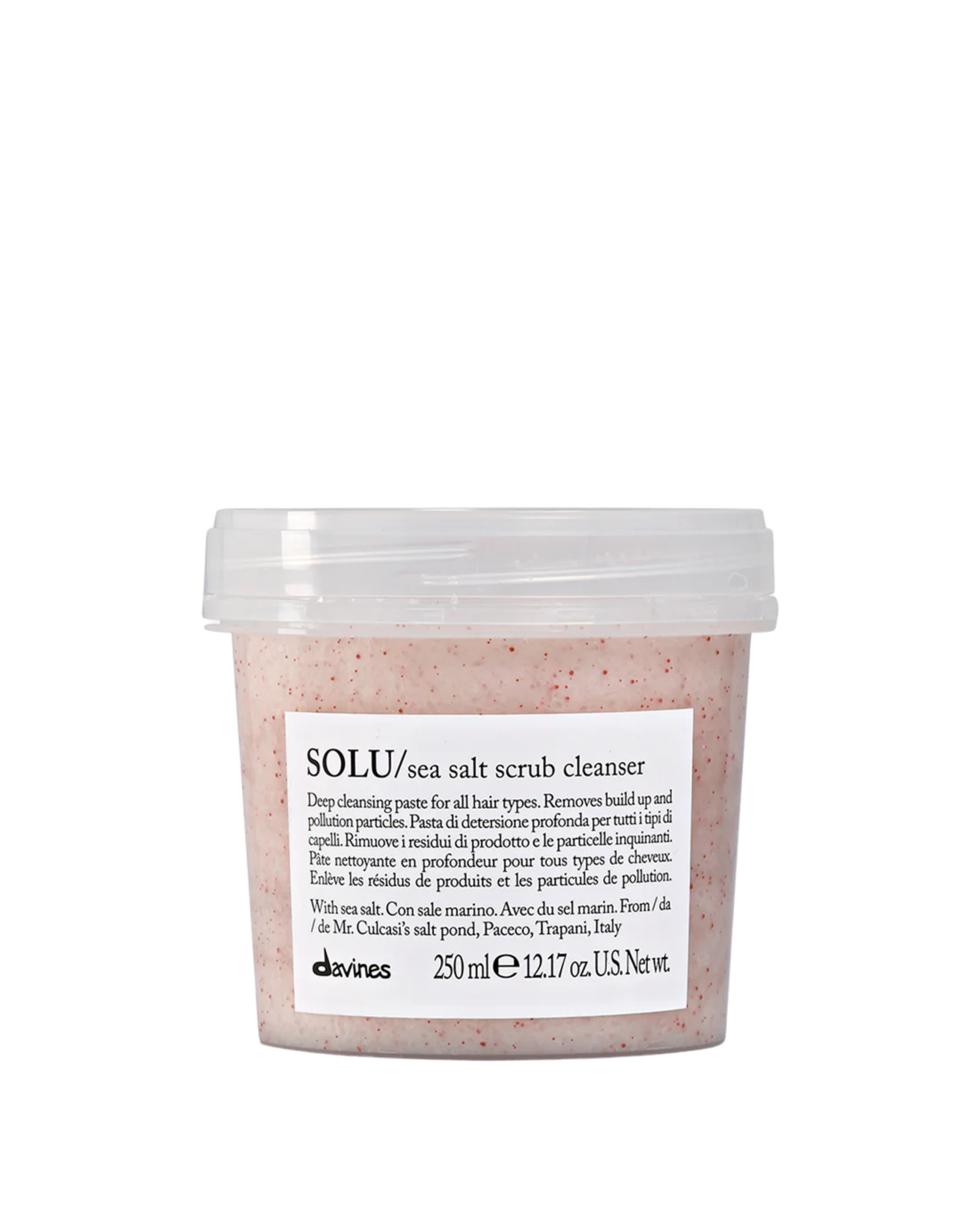 SHAMPOING EXFOLIANT AU SEL DE MER DAVINES