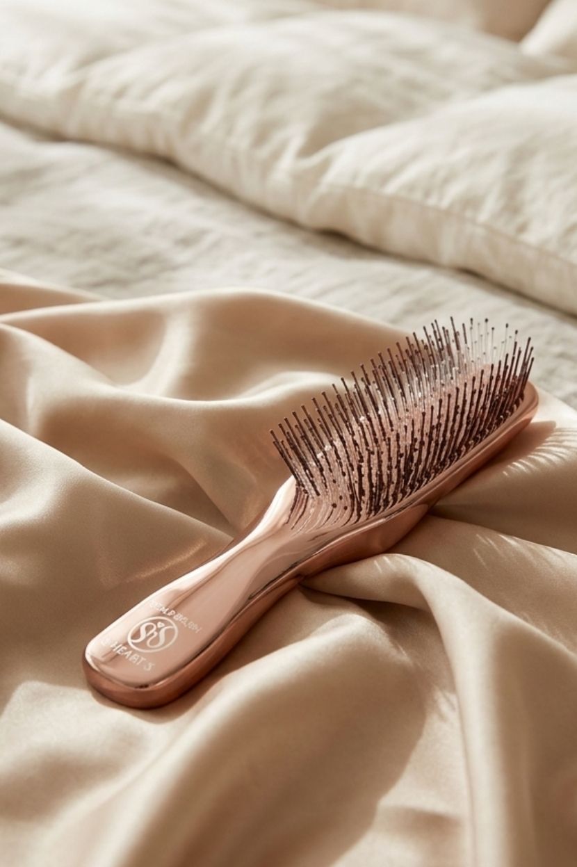 Utilisation de la brosse Scalp Tokio Inkarami pour la stimulation capillaire