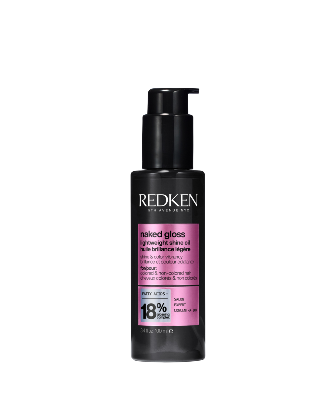 HUILE BRILLANCE LÉGÈRE NAKED GLOSS REDKEN - 100ML