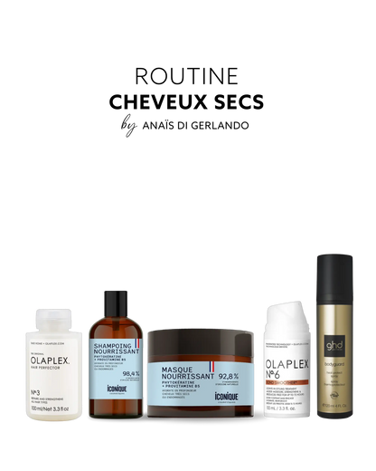 Routine cheveux secs